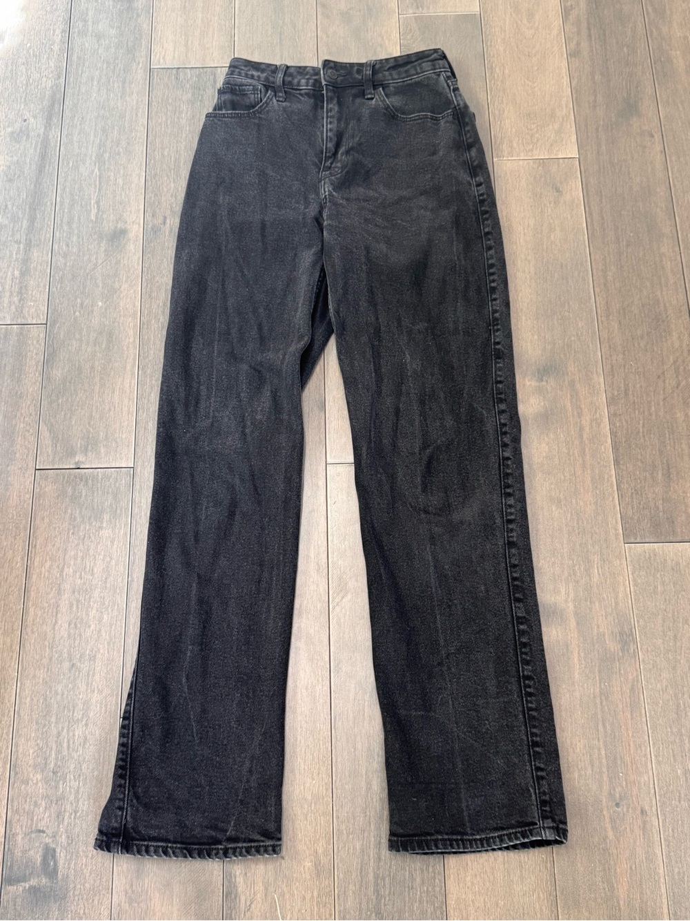 Hollister Vintage Stretch Ultra High-Rise Dad Jeans - Black Wash